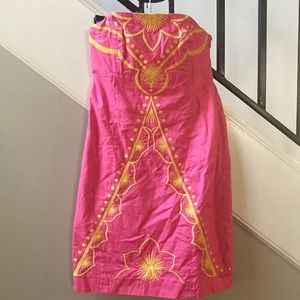 Strapless Lilly Pulitzer dress